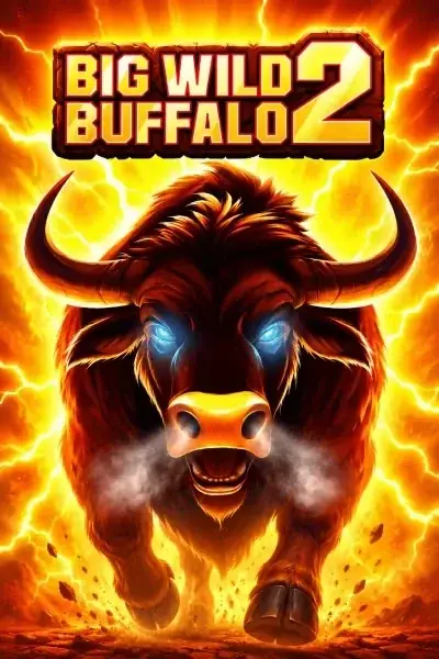 Bison en colère cerné par le feu