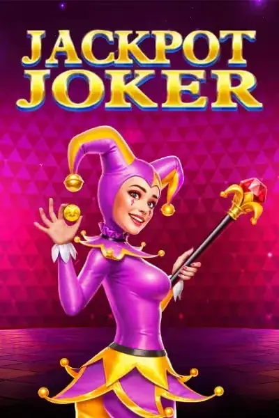 Bouffon violet brandissant son sceptre