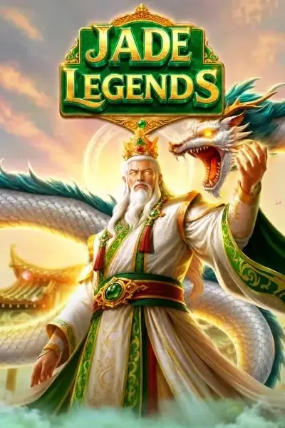 Vieux sage barbu accompagné d'un dragon vert